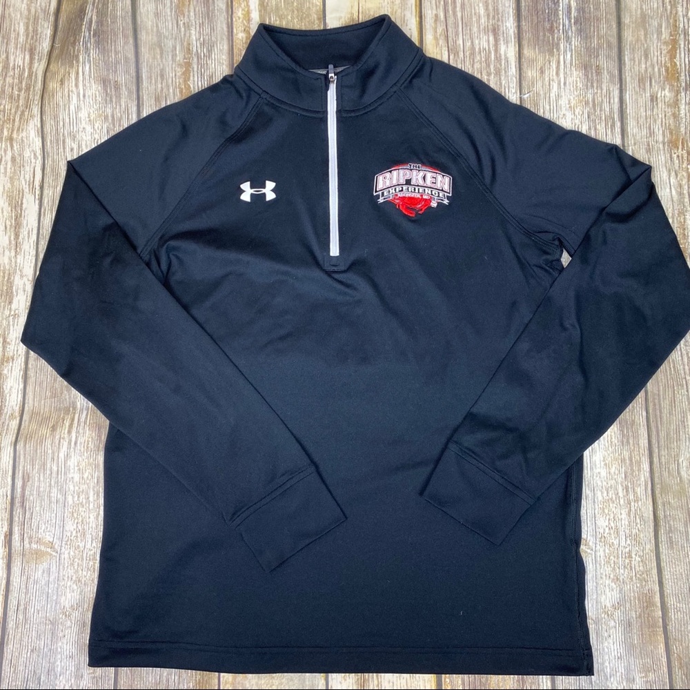 Under Armour Cal Ripken Baseball half zip, adult small.